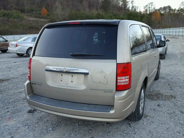 2A8HR44E69R526554 - 2009 CHRYSLER TOWN & COU GOLD photo 4