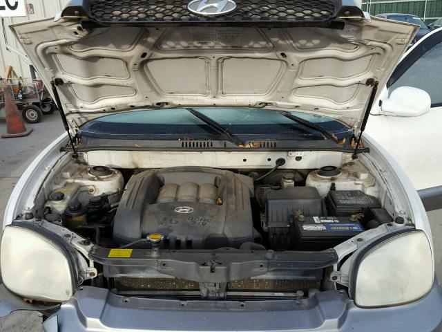 KM8SC73D32U298087 - 2002 HYUNDAI SANTA FE G WHITE photo 7