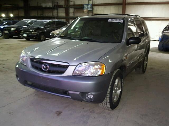 4F2CU08102KM09833 - 2002 MAZDA TRIBUTE LX GRAY photo 2