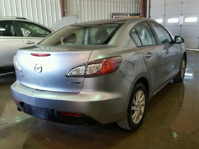 JM1BL1V7XC1697235 - 2012 MAZDA 3 I SILVER photo 4