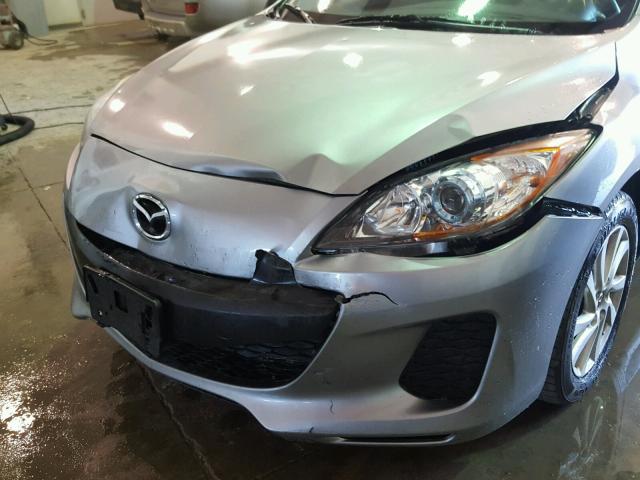 JM1BL1V7XC1697235 - 2012 MAZDA 3 I SILVER photo 9