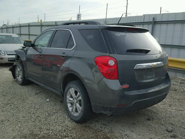 2GNFLEEK1D6315418 - 2013 CHEVROLET EQUINOX LT GRAY photo 3