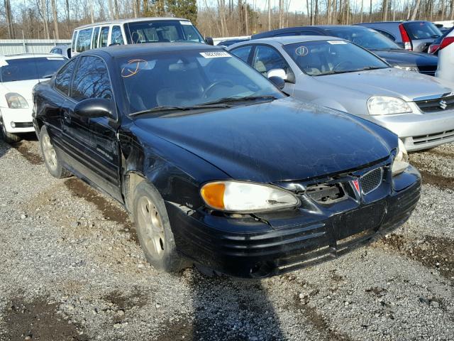 1G2NF12E32C107133 - 2002 PONTIAC GRAND AM S BLACK photo 1