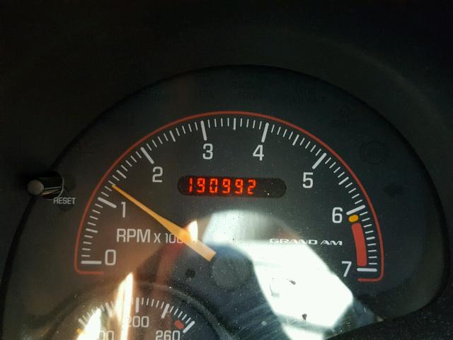 1G2NF12E32C107133 - 2002 PONTIAC GRAND AM S 黑色 照片 8