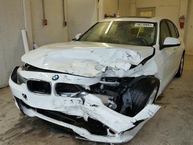 WBA3B1G56ENN90999 - 2014 BMW 320 I WHITE photo 2