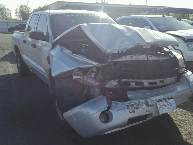 1D7HE48N26S646641 - 2006 DODGE DAKOTA QUA SILVER photo 1