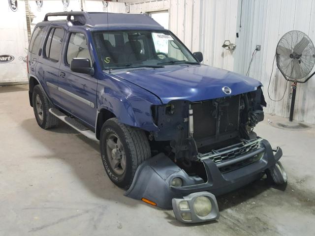 5N1ED28T03C678590 - 2003 NISSAN XTERRA XE BLUE photo 1