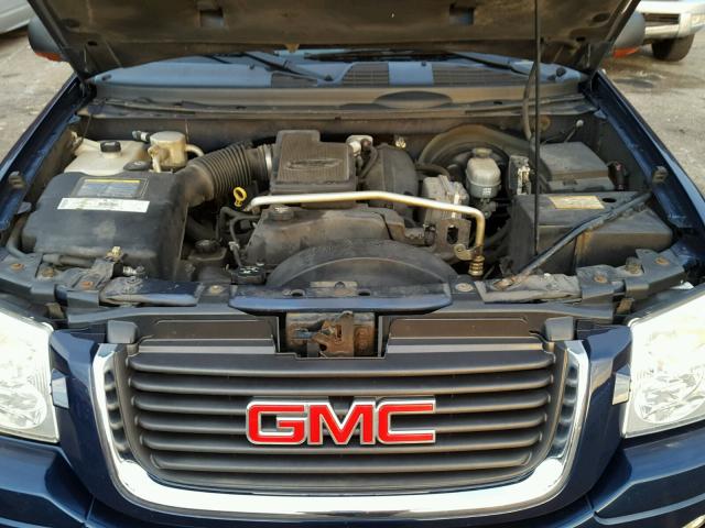 1GKDT13S332343121 - 2003 GMC ENVOY BLUE photo 7