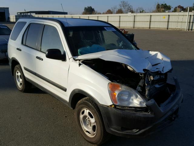 JHLRD68422C023676 - 2002 HONDA CR-V LX WHITE photo 1