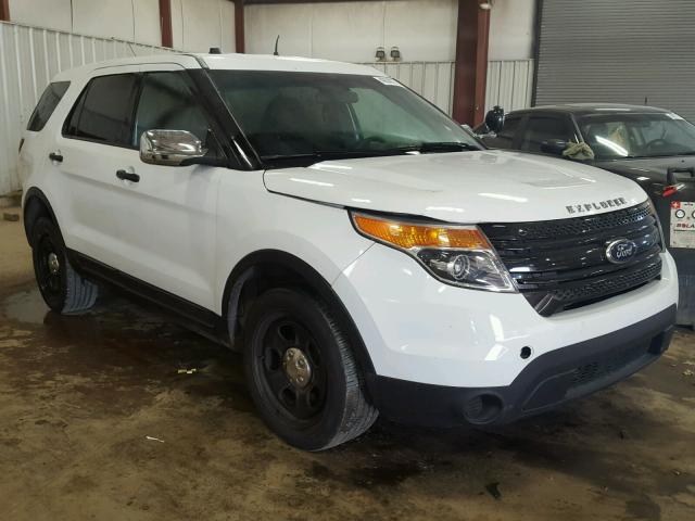 1FM5K8AR2EGA76129 - 2014 FORD EXPLORER P WHITE photo 1