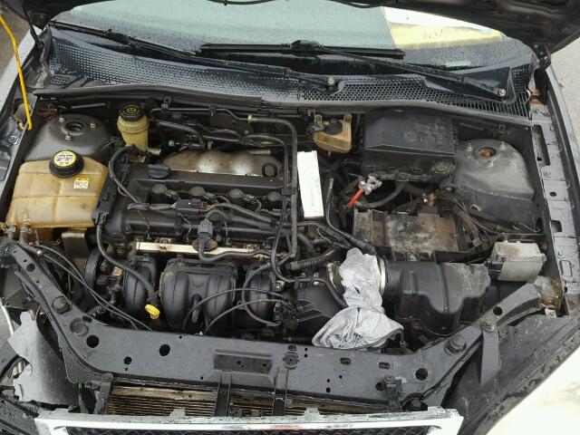 1FAFP34N75W296125 - 2005 FORD FOCUS ZX4 GRAY photo 7