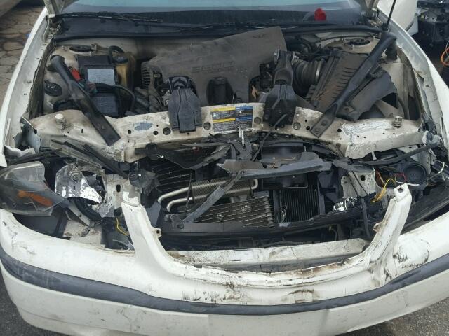 2G1WF55K259281899 - 2005 CHEVROLET IMPALA WHITE photo 7