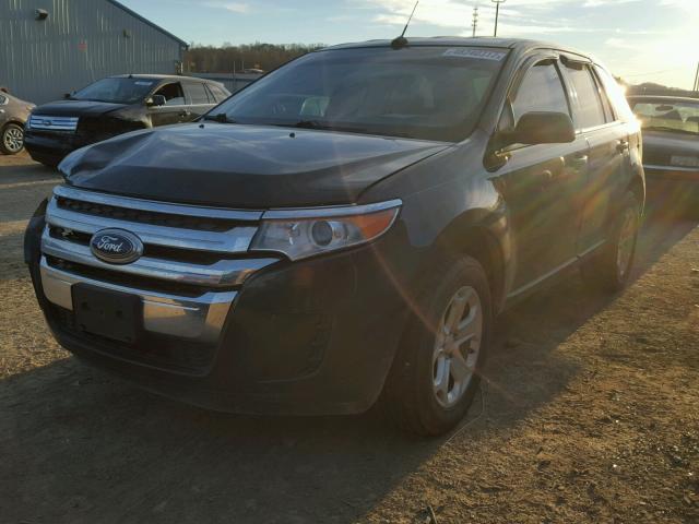 2FMDK4GC3DBB46217 - 2013 FORD EDGE SE BLACK photo 2