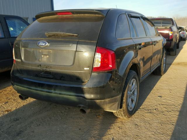 2FMDK4GC3DBB46217 - 2013 FORD EDGE SE BLACK photo 4