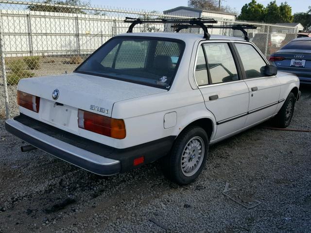 WBAAC7402F0678186 - 1985 BMW 318 IS WHITE photo 4
