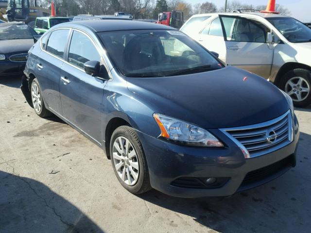 3N1AB7AP1DL659039 - 2013 NISSAN SENTRA S GRAY photo 1