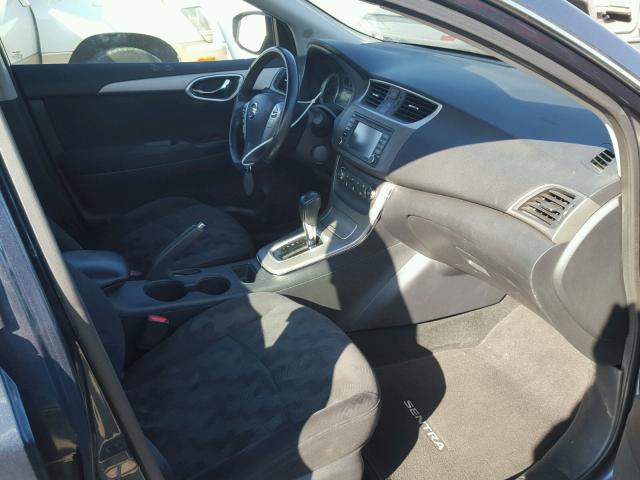 3N1AB7AP1DL659039 - 2013 NISSAN SENTRA S GRAY photo 5