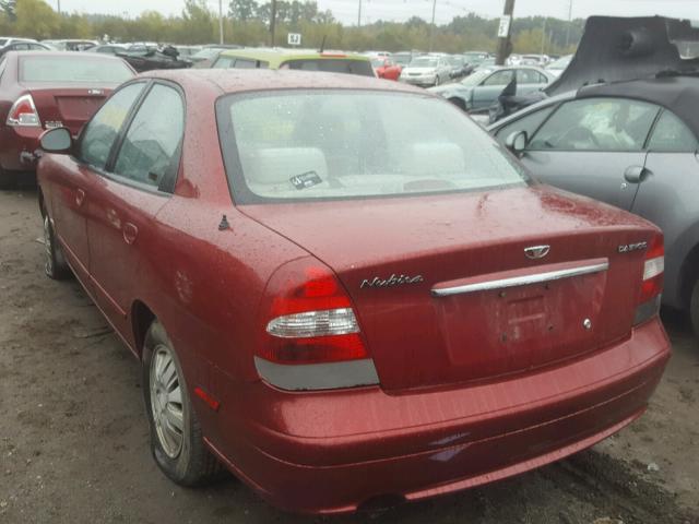 KLAJB52Z71K617156 - 2001 DAEWOO NUBIRA CDX 栗色 照片 3