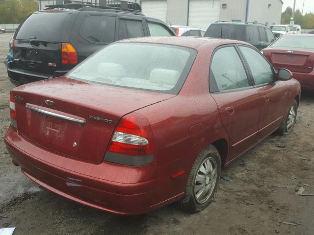 KLAJB52Z71K617156 - 2001 DAEWOO NUBIRA CDX 栗色 照片 4