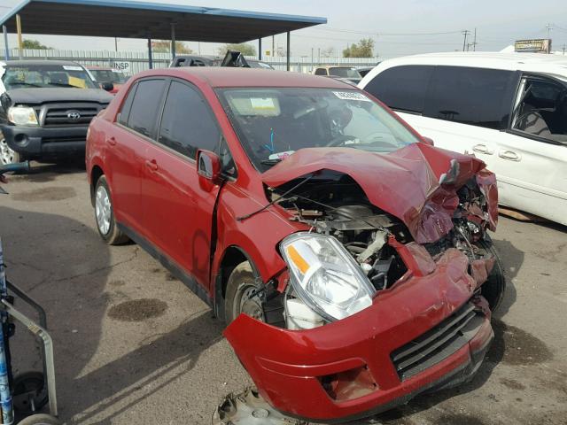 3N1BC1APXAL427940 - 2010 NISSAN VERSA S RED photo 1