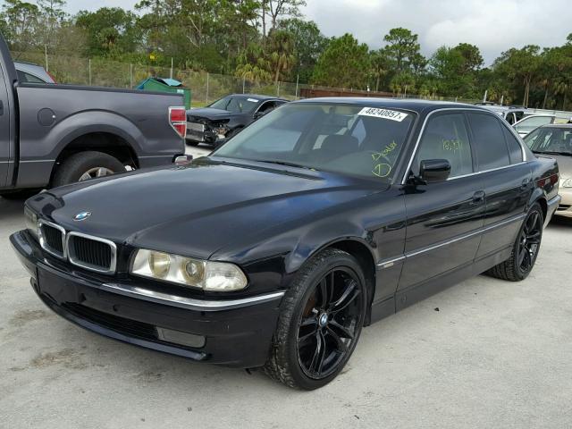 WBAGF8326VDL46205 - 1997 BMW 740 I AUTO BLACK photo 2