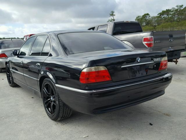 WBAGF8326VDL46205 - 1997 BMW 740 I AUTO BLACK photo 3