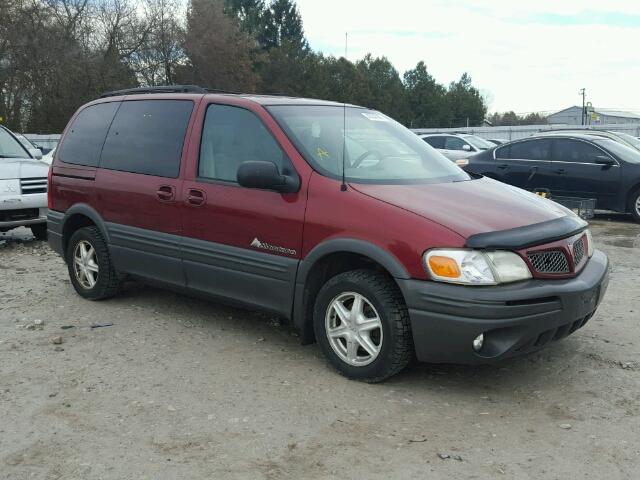 1GMDU03E32D170454 - 2002 PONTIAC MONTANA MAROON photo 5