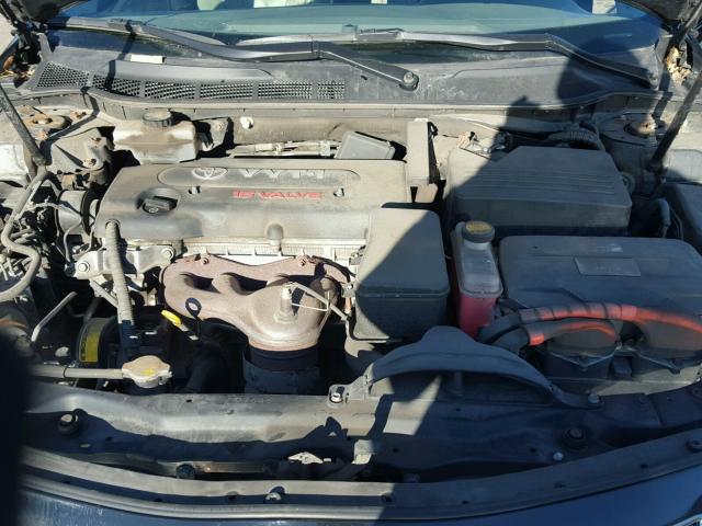 4T1BB46K28U046397 - 2008 TOYOTA CAMRY HYBR BLACK photo 7