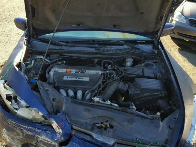 1HGCM56465A020653 - 2005 HONDA ACCORD LX BLUE photo 7