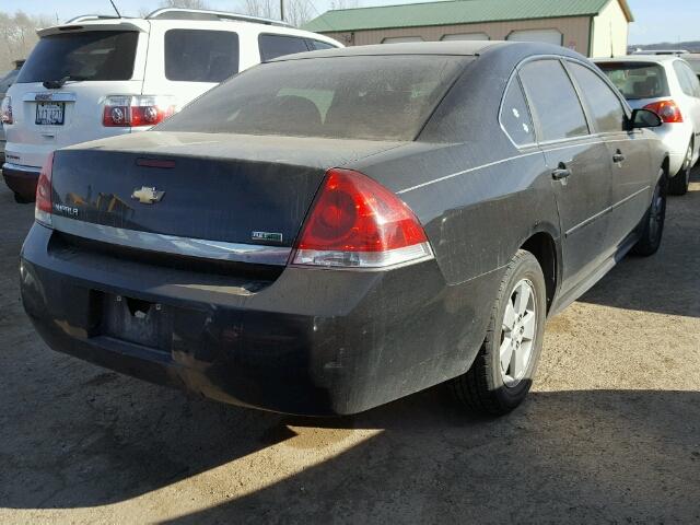 2G1WF5EKXB1132294 - 2011 CHEVROLET IMPALA LS BLACK photo 4