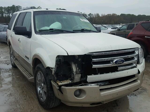 1FMFU17578LA38529 - 2008 FORD EXPEDITION WHITE photo 1