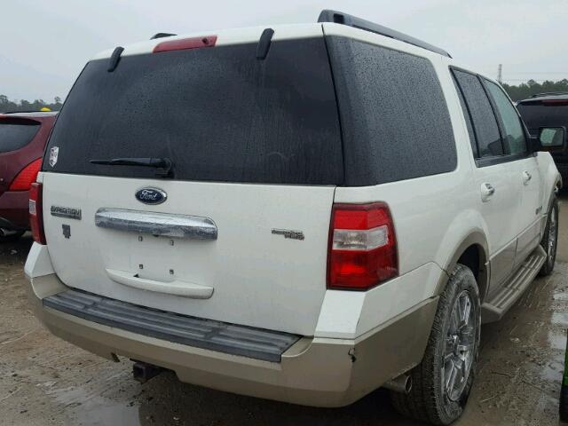 1FMFU17578LA38529 - 2008 FORD EXPEDITION WHITE photo 4