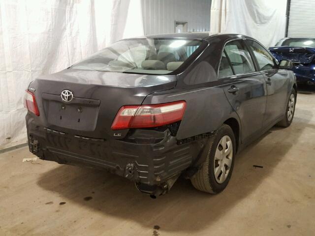 4T1BE46K38U214524 - 2008 TOYOTA CAMRY CE GRAY photo 4