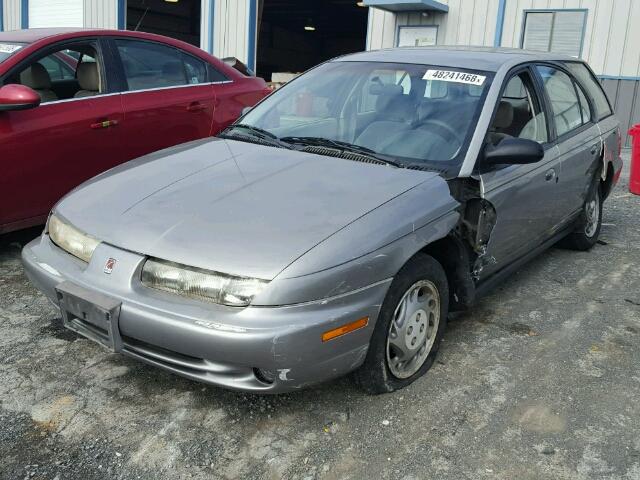 1G8ZJ8276TZ335786 - 1996 SATURN SW2 GRAY photo 2