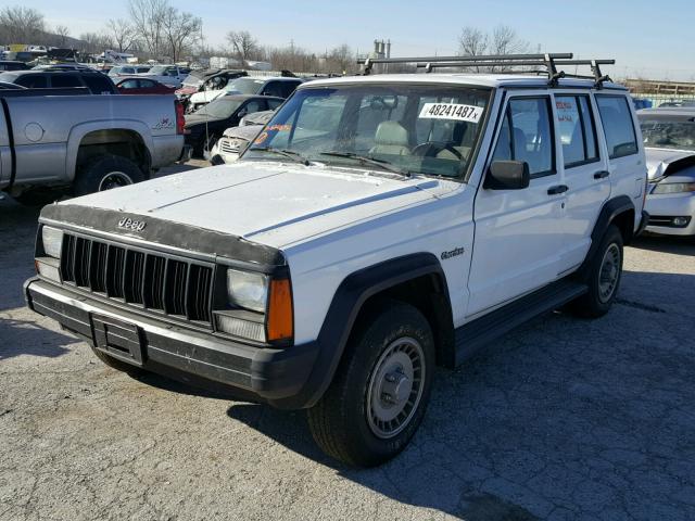 1J4FJ28SXPL624674 - 1993 JEEP CHEROKEE WHITE photo 2