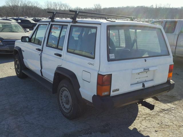 1J4FJ28SXPL624674 - 1993 JEEP CHEROKEE WHITE photo 3