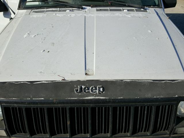 1J4FJ28SXPL624674 - 1993 JEEP CHEROKEE WHITE photo 7