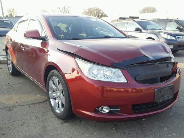 1G4GE5EV1AF189883 - 2010 BUICK LACROSSE C RED photo 1