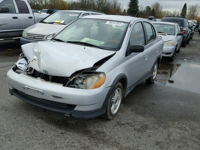 JTDBT1239Y0093027 - 2000 TOYOTA ECHO SILVER photo 2