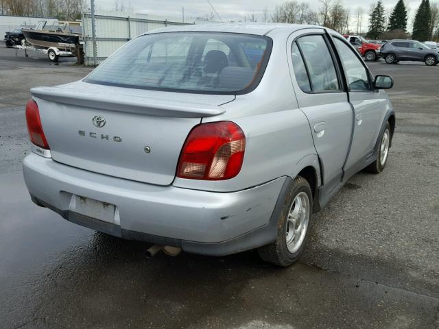 JTDBT1239Y0093027 - 2000 TOYOTA ECHO SILVER photo 4