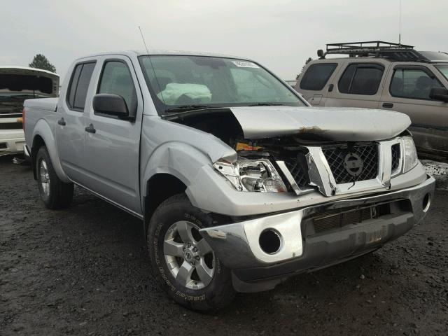 1N6AD0EV3AC408356 - 2010 NISSAN FRONTIER C SILVER photo 1