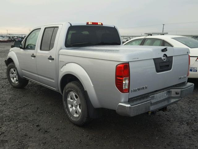 1N6AD0EV3AC408356 - 2010 NISSAN FRONTIER C SILVER photo 3