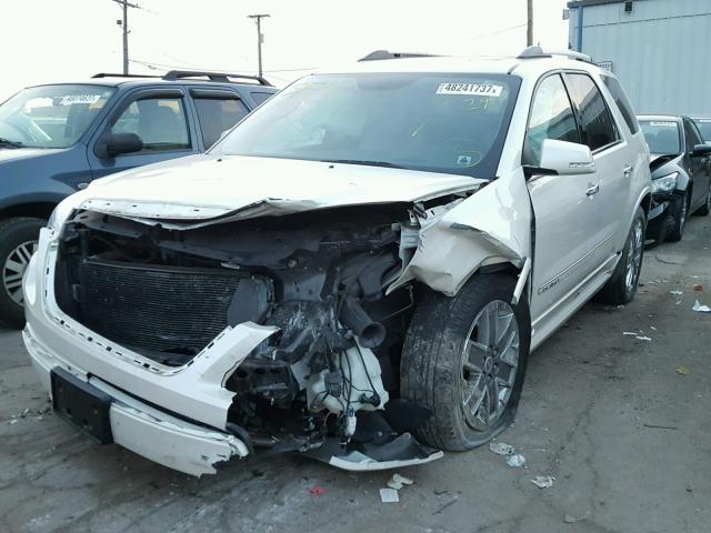 1GKKVTED0BJ297747 - 2011 GMC ACADIA DEN WHITE photo 2