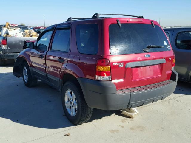 1FMCU03176KC95497 - 2006 FORD ESCAPE XLT BURGUNDY photo 3