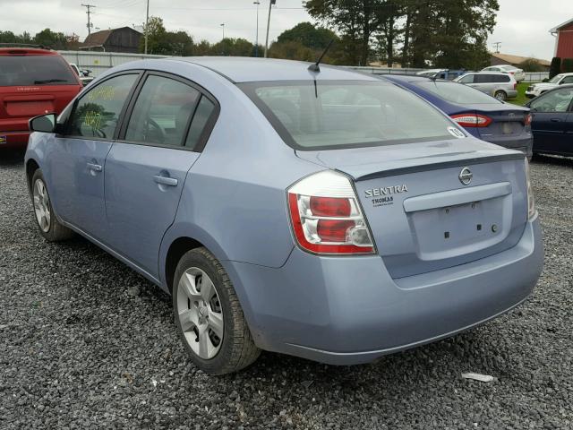 3N1AB61E89L665338 - 2009 NISSAN SENTRA 2.0 BLUE photo 3