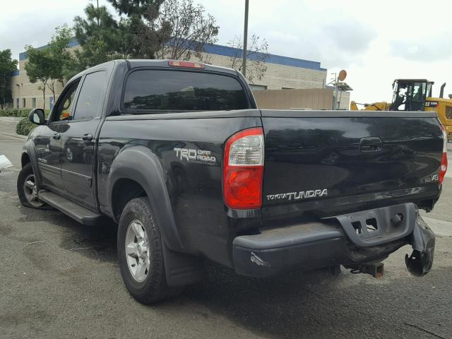 5TBET38105S478816 - 2005 TOYOTA TUNDRA DOU BLACK photo 3