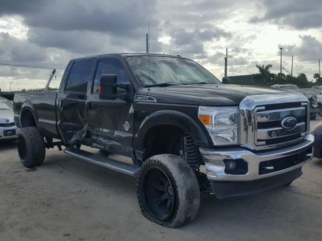 1FT8W3BT0BEC60432 - 2011 FORD F350 SUPER BLACK photo 1