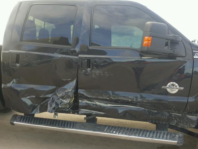 1FT8W3BT0BEC60432 - 2011 FORD F350 SUPER BLACK photo 9