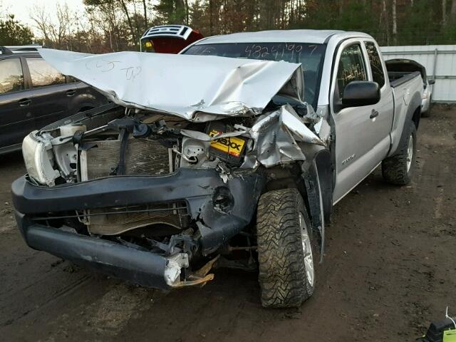 5TEUU42N36Z169296 - 2006 TOYOTA TACOMA ACC SILVER photo 2