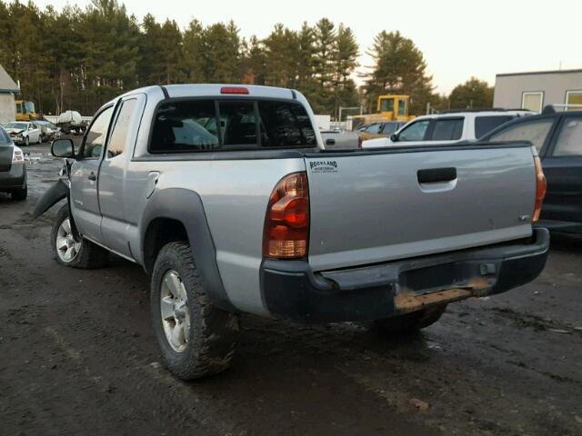 5TEUU42N36Z169296 - 2006 TOYOTA TACOMA ACC SILVER photo 3